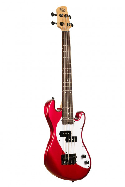 U-Bass Solid Body 4-String Candy Apple Red Fretted